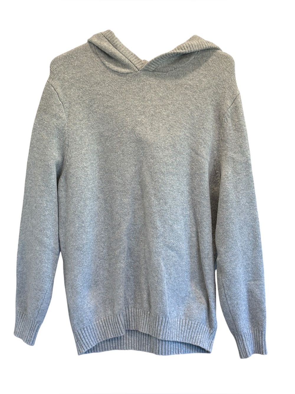 Goodfellow & Co Mens Hoodie Knit Sweater Gray Size Medium Pullover